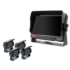 Durite 0-774-96 7" QUAD Camera System (4 camera inputs, incl. 4 x Sony CCD cameras) PN: 0-774-96